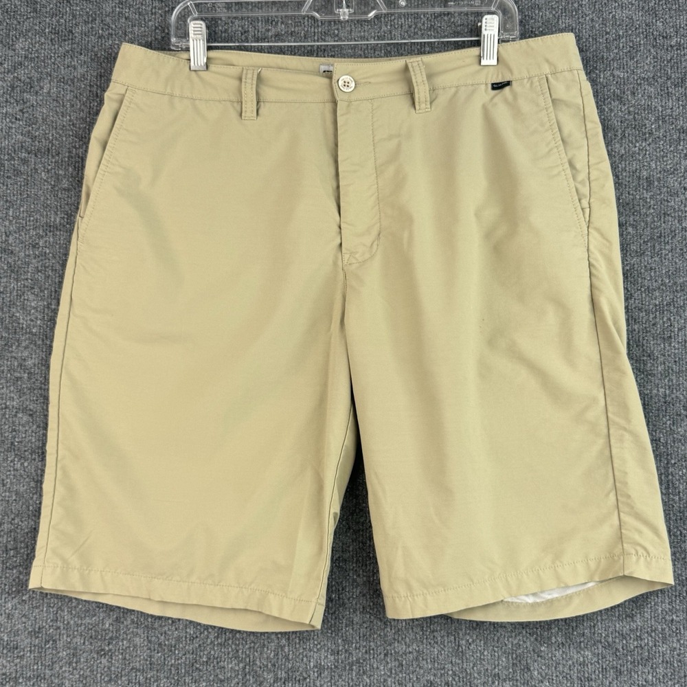 Travis Mathew Performance Shorts Mens 36 Brown Golf Lightweight Stretch Casual